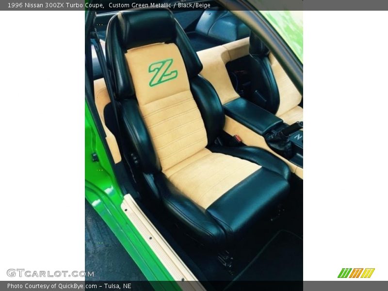 Custom Green Metallic / Black/Beige 1996 Nissan 300ZX Turbo Coupe