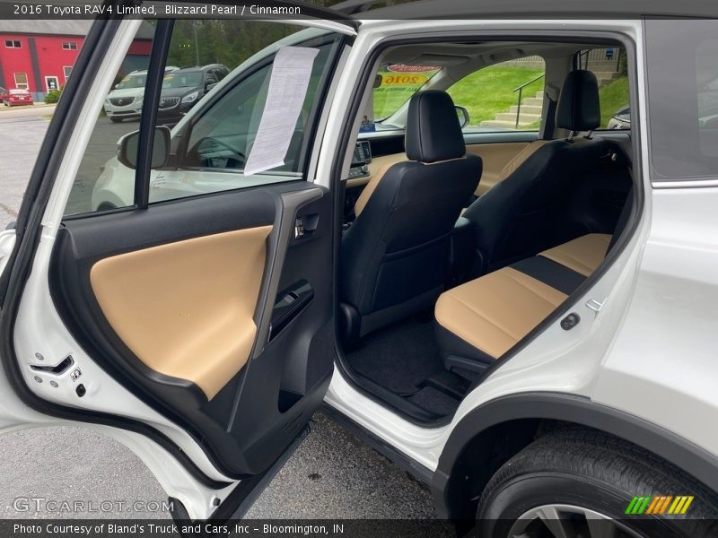 Blizzard Pearl / Cinnamon 2016 Toyota RAV4 Limited