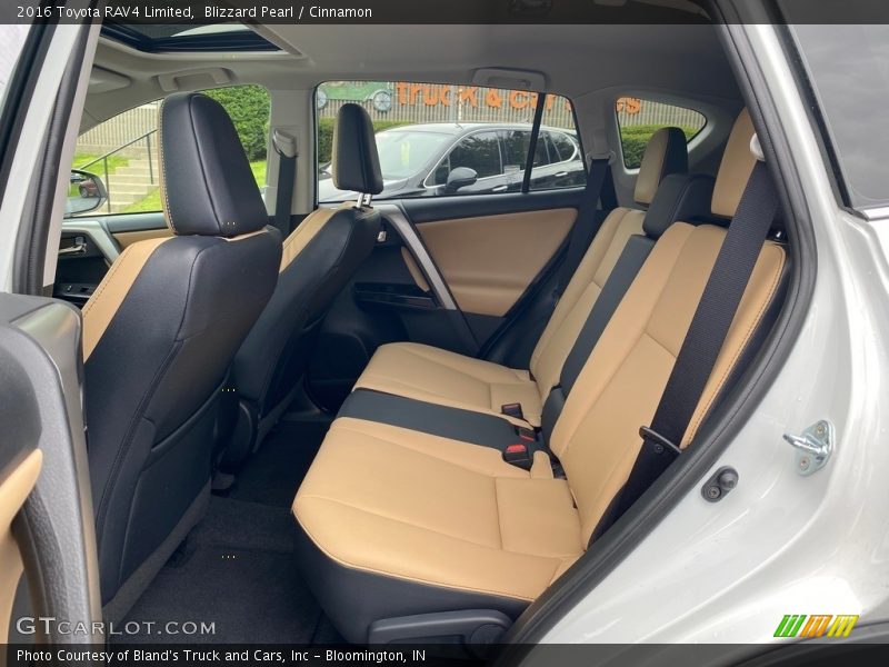 Blizzard Pearl / Cinnamon 2016 Toyota RAV4 Limited