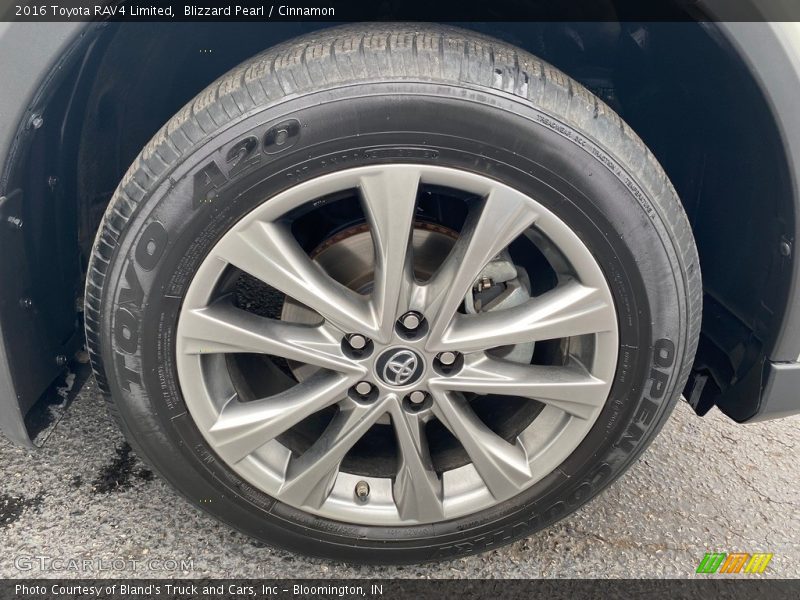 Blizzard Pearl / Cinnamon 2016 Toyota RAV4 Limited