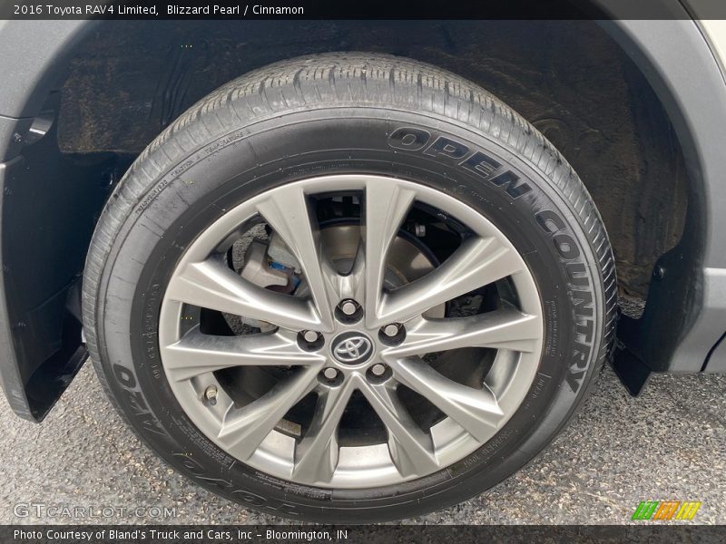 Blizzard Pearl / Cinnamon 2016 Toyota RAV4 Limited