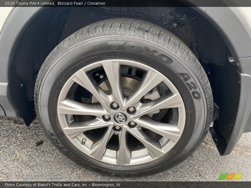 Blizzard Pearl / Cinnamon 2016 Toyota RAV4 Limited