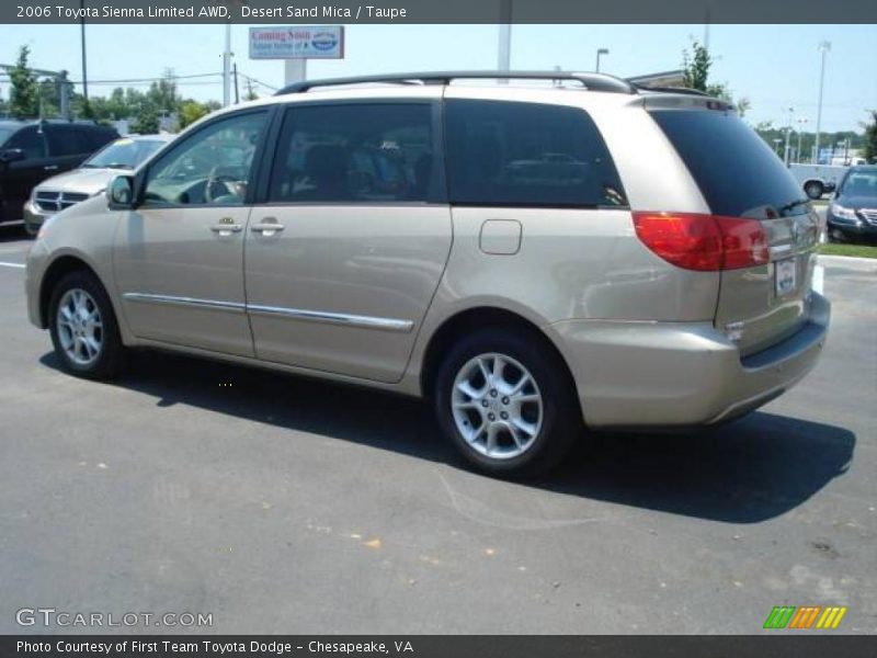 Desert Sand Mica / Taupe 2006 Toyota Sienna Limited AWD