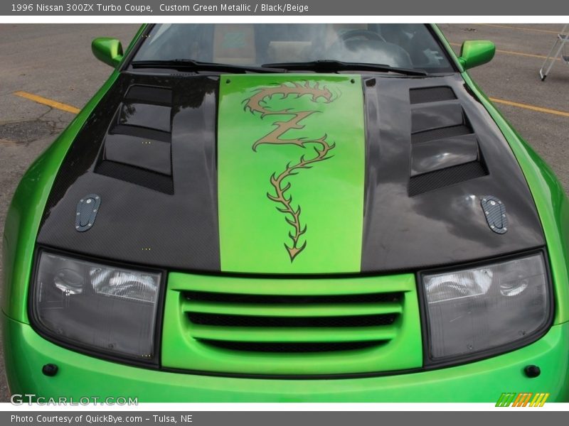 Custom Green Metallic / Black/Beige 1996 Nissan 300ZX Turbo Coupe