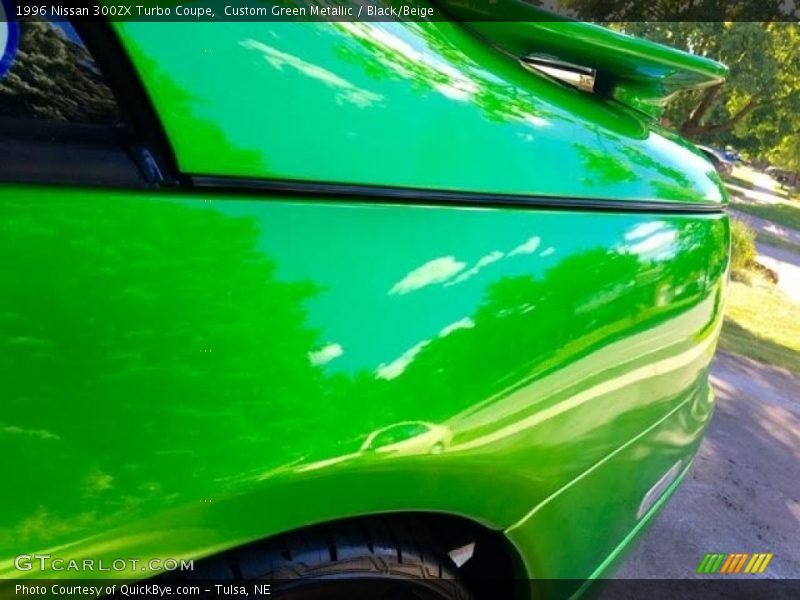 Custom Green Metallic / Black/Beige 1996 Nissan 300ZX Turbo Coupe