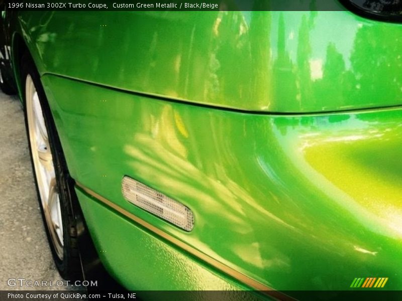 Custom Green Metallic / Black/Beige 1996 Nissan 300ZX Turbo Coupe