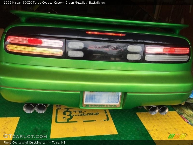 Custom Green Metallic / Black/Beige 1996 Nissan 300ZX Turbo Coupe