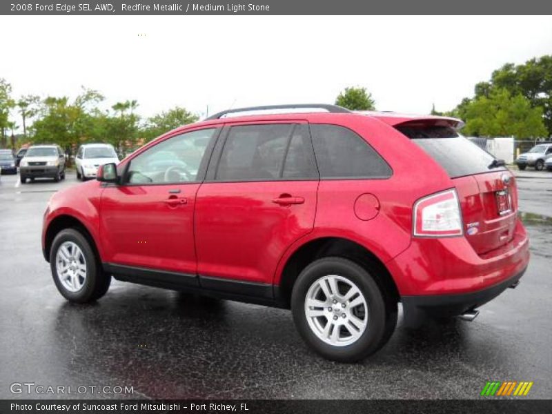 Redfire Metallic / Medium Light Stone 2008 Ford Edge SEL AWD