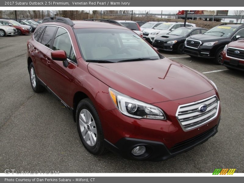 Venetian Red Pearl / Warm Ivory 2017 Subaru Outback 2.5i Premium