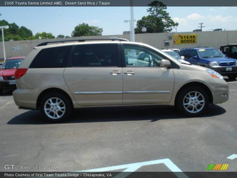 Desert Sand Mica / Taupe 2006 Toyota Sienna Limited AWD