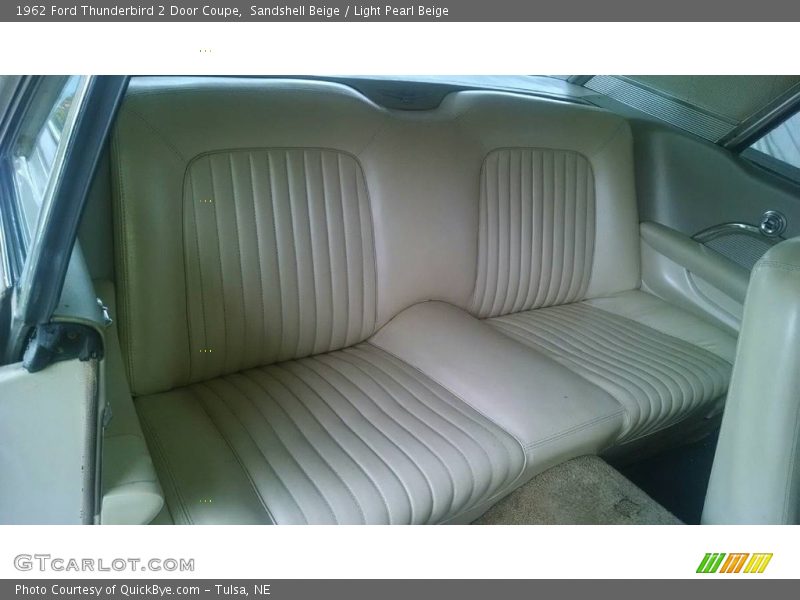 Rear Seat of 1962 Thunderbird 2 Door Coupe