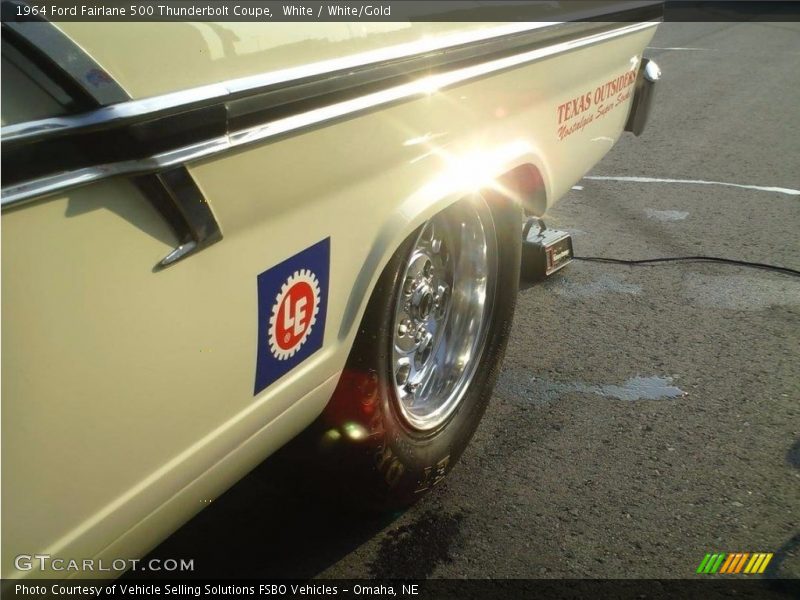 White / White/Gold 1964 Ford Fairlane 500 Thunderbolt Coupe