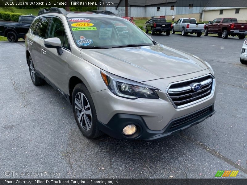 Tungsten Metallic / Ivory 2018 Subaru Outback 2.5i Limited