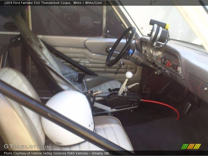  1964 Fairlane 500 Thunderbolt Coupe White/Gold Interior