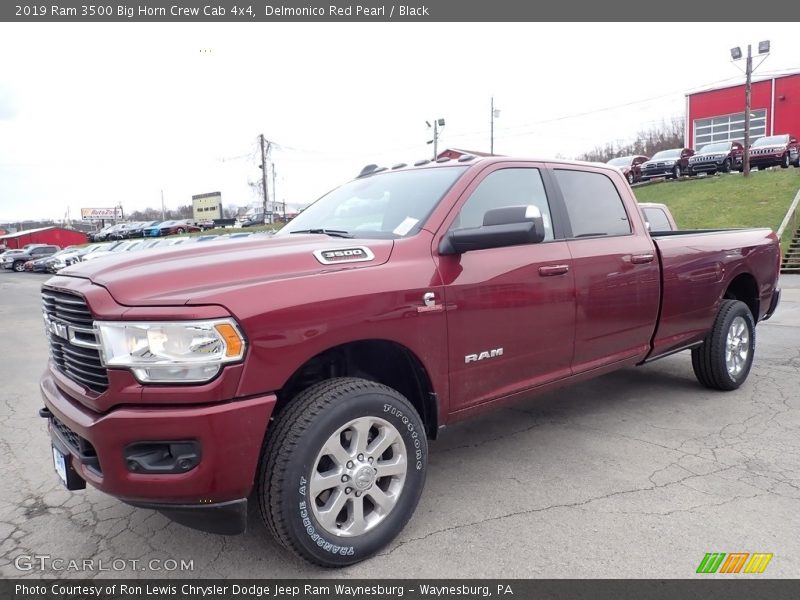 Delmonico Red Pearl / Black 2019 Ram 3500 Big Horn Crew Cab 4x4