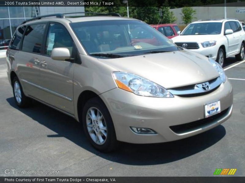 Desert Sand Mica / Taupe 2006 Toyota Sienna Limited AWD