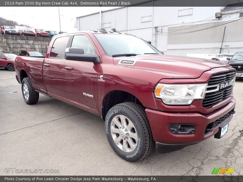 Delmonico Red Pearl / Black 2019 Ram 3500 Big Horn Crew Cab 4x4