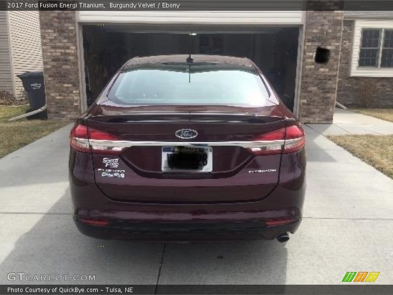 Burgundy Velvet / Ebony 2017 Ford Fusion Energi Titanium
