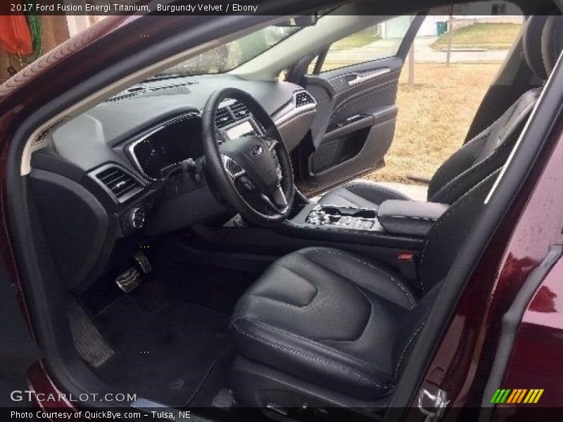 Burgundy Velvet / Ebony 2017 Ford Fusion Energi Titanium
