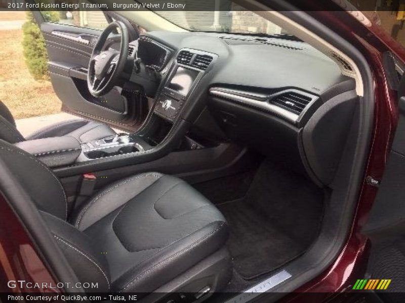 Burgundy Velvet / Ebony 2017 Ford Fusion Energi Titanium