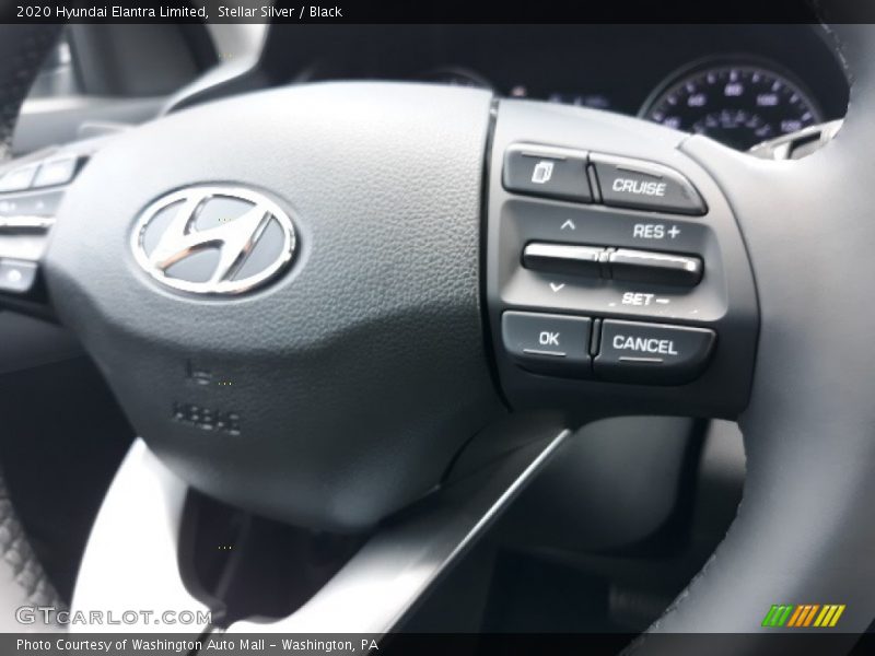 Stellar Silver / Black 2020 Hyundai Elantra Limited