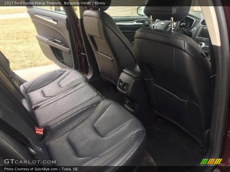 Burgundy Velvet / Ebony 2017 Ford Fusion Energi Titanium