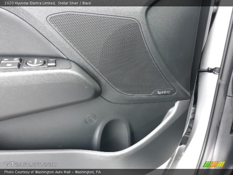 Stellar Silver / Black 2020 Hyundai Elantra Limited