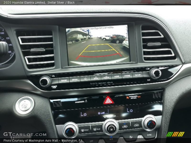 Stellar Silver / Black 2020 Hyundai Elantra Limited