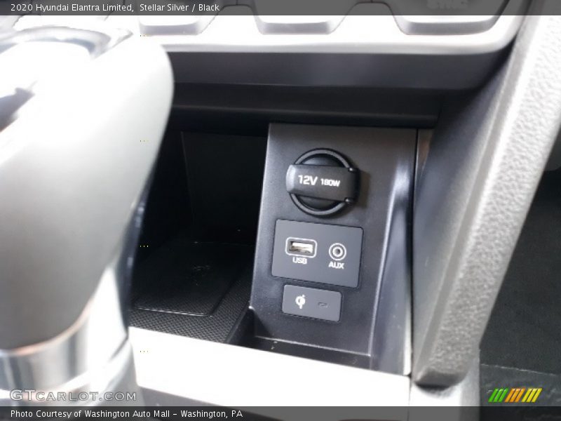Stellar Silver / Black 2020 Hyundai Elantra Limited