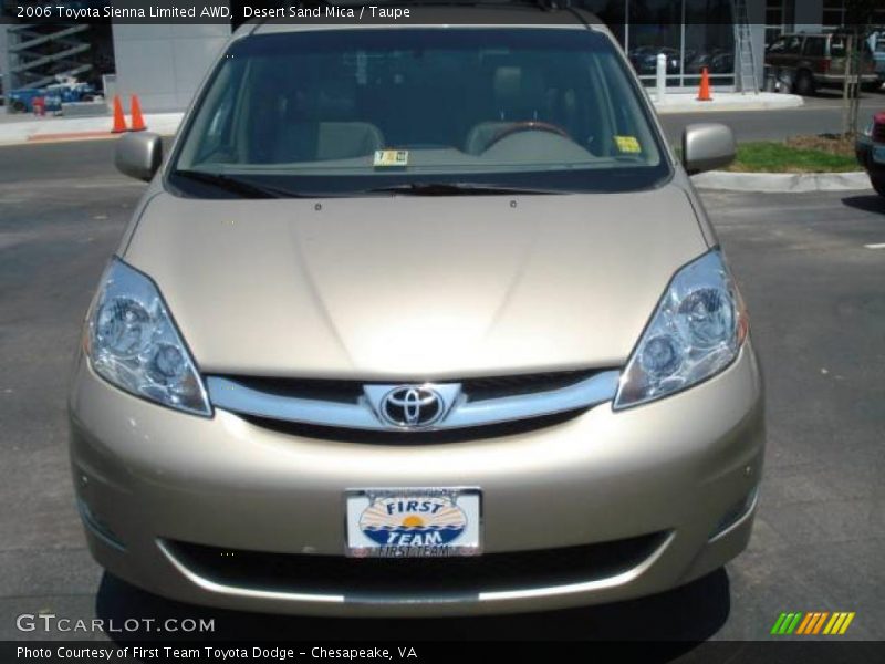 Desert Sand Mica / Taupe 2006 Toyota Sienna Limited AWD