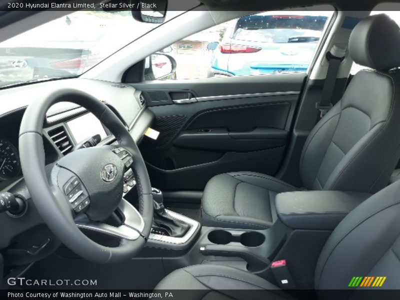 Stellar Silver / Black 2020 Hyundai Elantra Limited