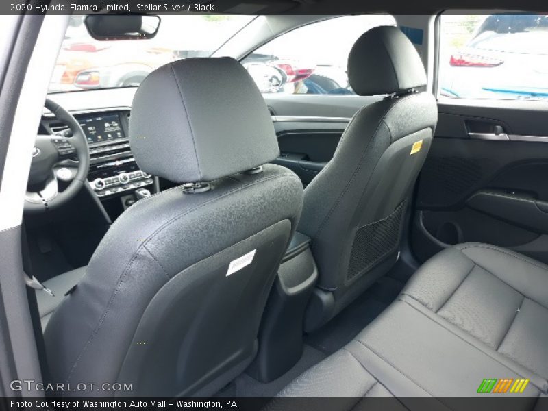 Stellar Silver / Black 2020 Hyundai Elantra Limited