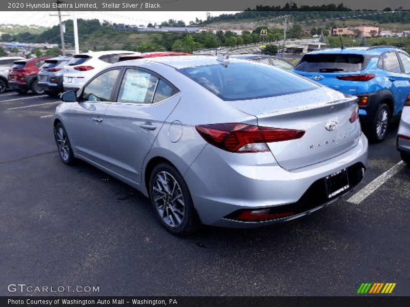 Stellar Silver / Black 2020 Hyundai Elantra Limited