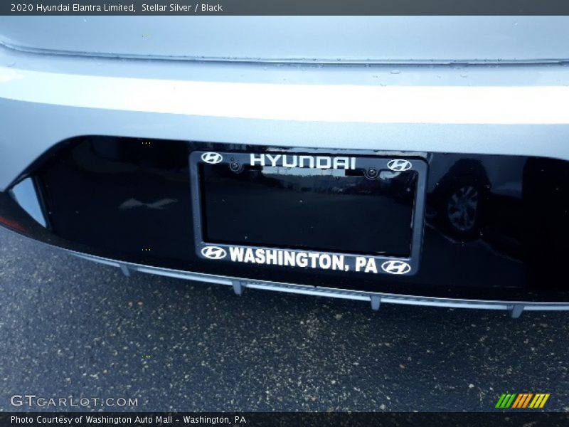 Stellar Silver / Black 2020 Hyundai Elantra Limited