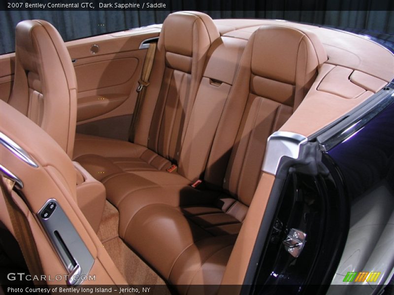 Dark Sapphire / Saddle 2007 Bentley Continental GTC
