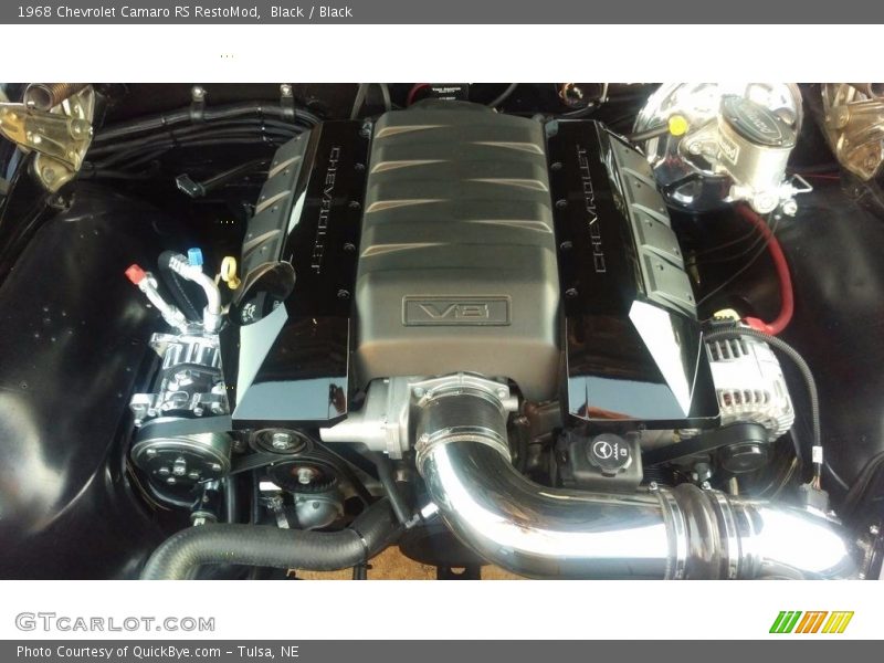 Black / Black 1968 Chevrolet Camaro RS RestoMod