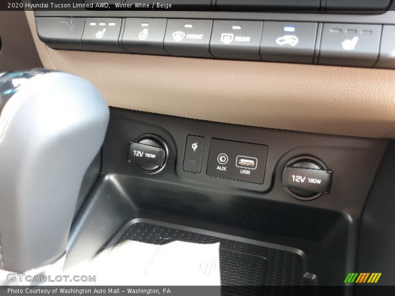 Winter White / Beige 2020 Hyundai Tucson Limited AWD