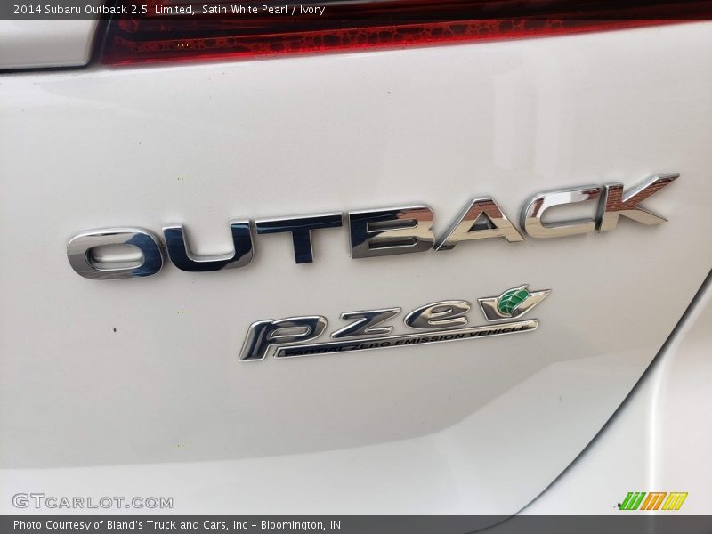 Satin White Pearl / Ivory 2014 Subaru Outback 2.5i Limited