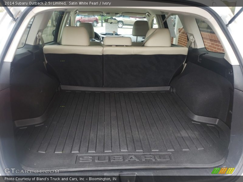 Satin White Pearl / Ivory 2014 Subaru Outback 2.5i Limited