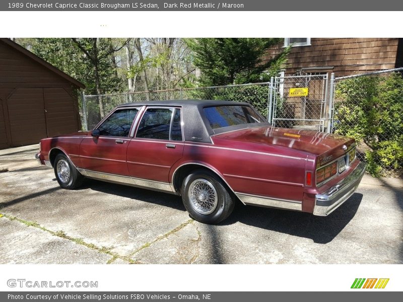  1989 Caprice Classic Brougham LS Sedan Dark Red Metallic