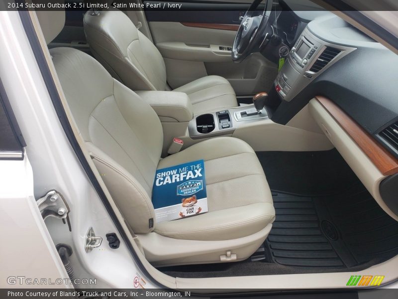 Satin White Pearl / Ivory 2014 Subaru Outback 2.5i Limited