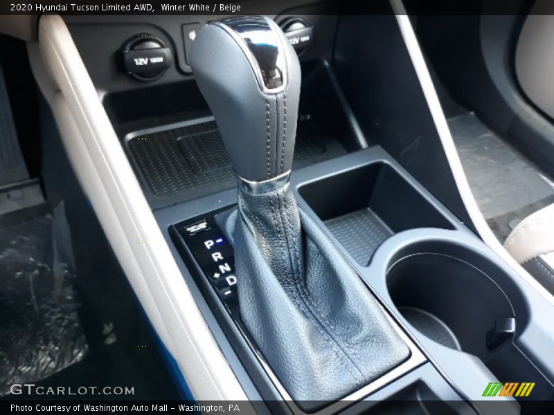 Winter White / Beige 2020 Hyundai Tucson Limited AWD