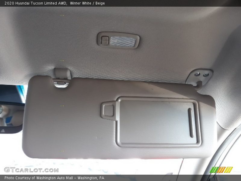 Winter White / Beige 2020 Hyundai Tucson Limited AWD