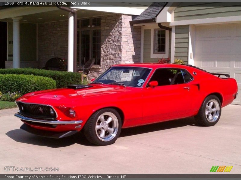 Red / Black 1969 Ford Mustang 428 CJ R Code