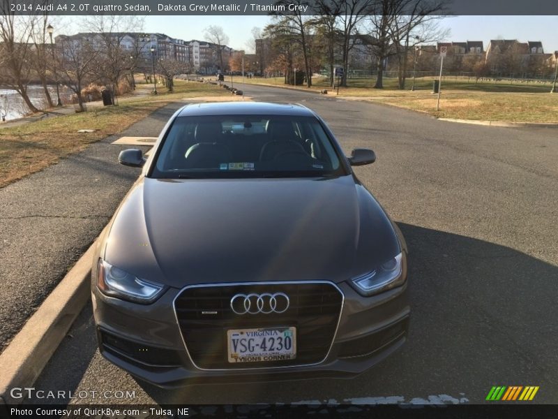 Dakota Grey Metallic / Titanium Grey 2014 Audi A4 2.0T quattro Sedan