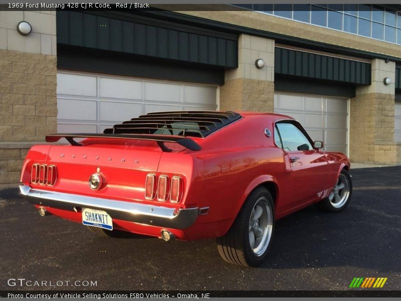 Red / Black 1969 Ford Mustang 428 CJ R Code