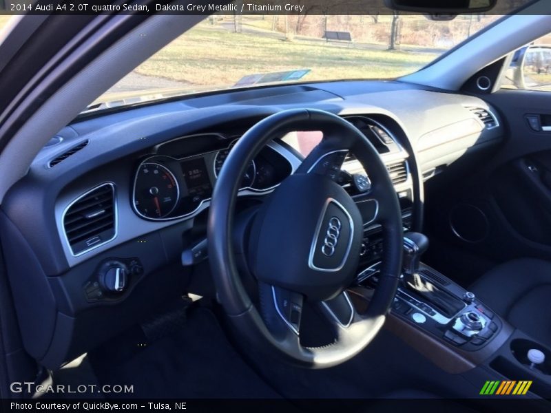 Dakota Grey Metallic / Titanium Grey 2014 Audi A4 2.0T quattro Sedan