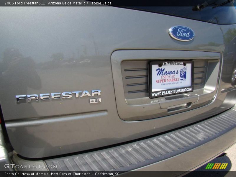 Arizona Beige Metallic / Pebble Beige 2006 Ford Freestar SEL