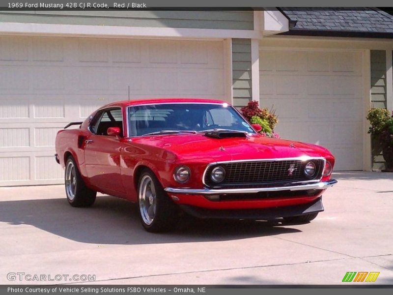 Red / Black 1969 Ford Mustang 428 CJ R Code