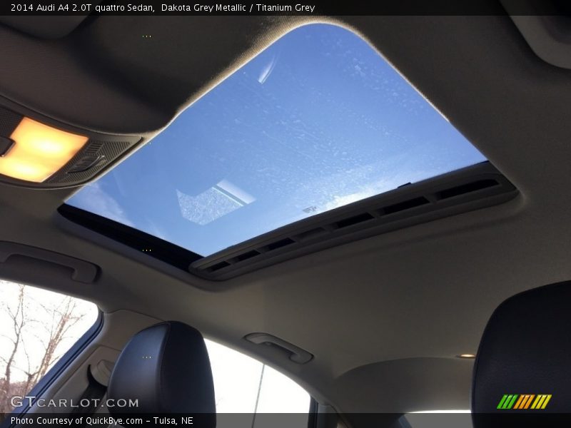 Dakota Grey Metallic / Titanium Grey 2014 Audi A4 2.0T quattro Sedan